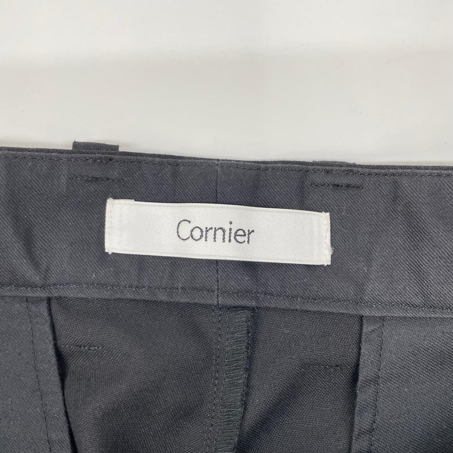 Cornier Wool Buffalo Button Trousers Black Size S