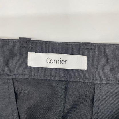 Cornier Wool Buffalo Button Trousers Black Size S