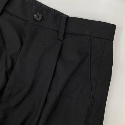 Cornier Wool Buffalo Button Trousers Black Size S