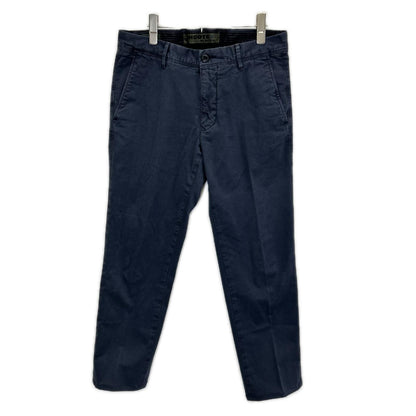INCOTEX Navy Garment Dye Stretch Cotton Pants Size 30