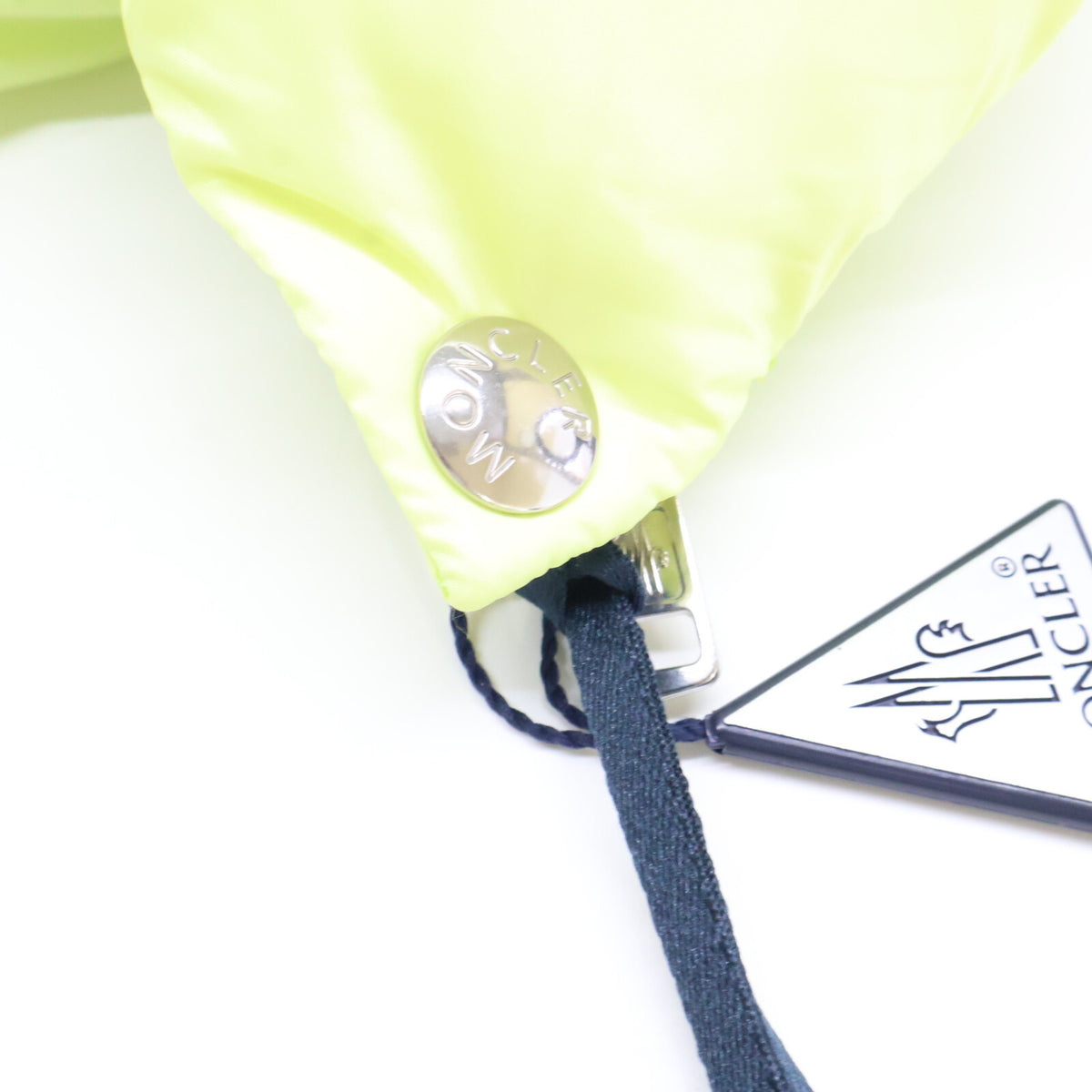 MONCLER COUTARD Hooded Nylon Down Jacket Yellow Size 2