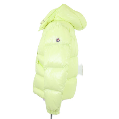 MONCLER COUTARD Hooded Nylon Down Jacket Yellow Size 2