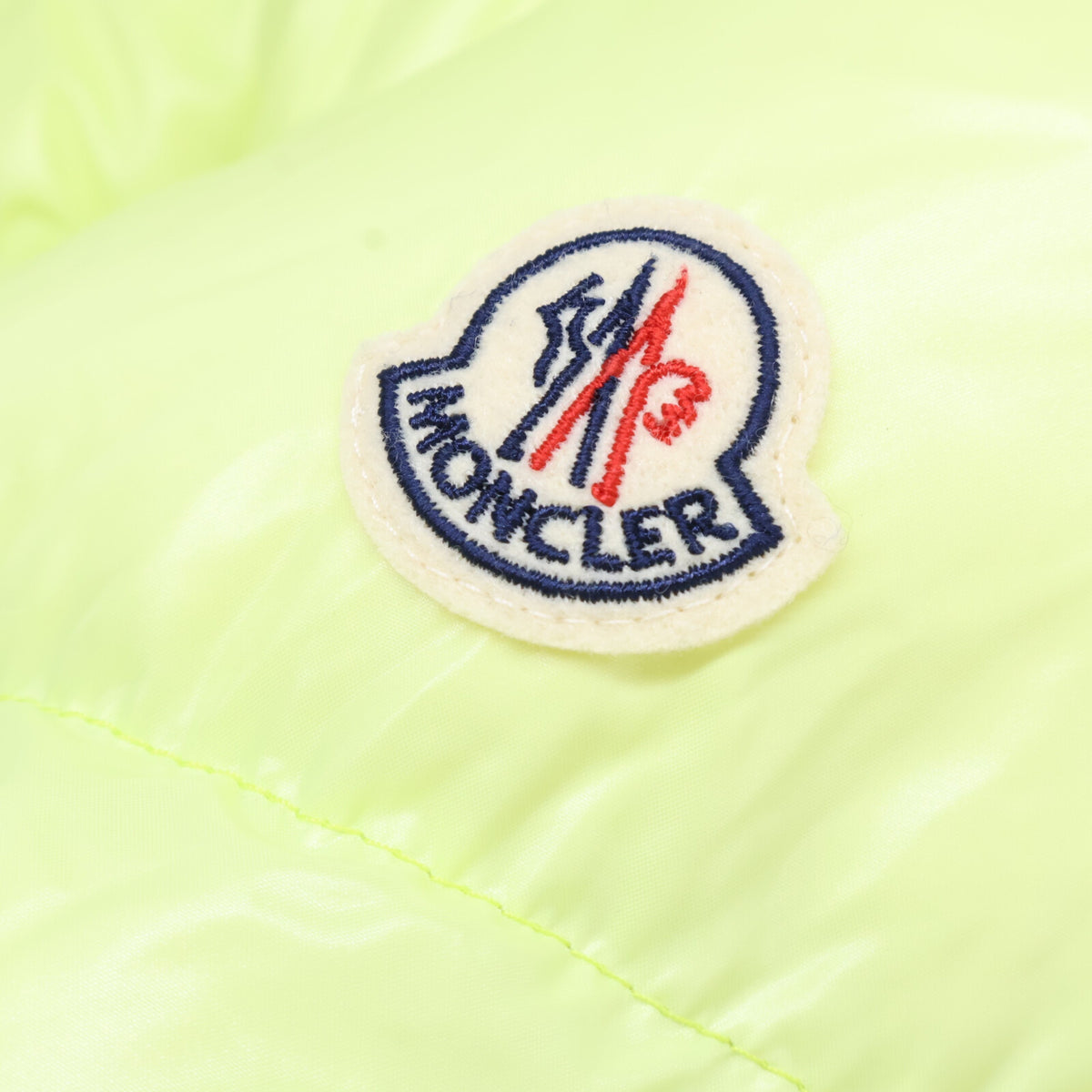 MONCLER COUTARD Hooded Nylon Down Jacket Yellow Size 2