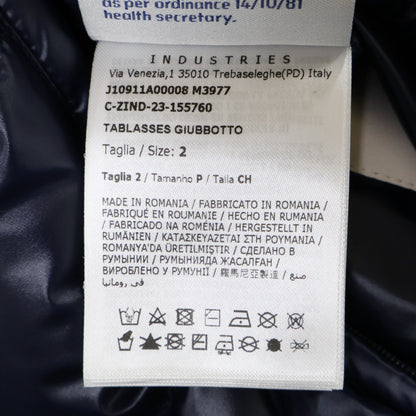 MONCLER TABLASSES 23' Hooded Jacket Navy/White Size 2