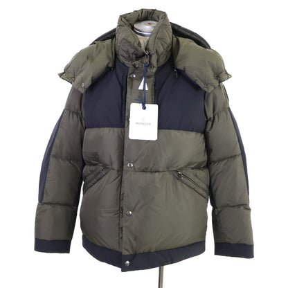 MONCLER JOEFF Hooded Nylon Down Jacket Black Size 1