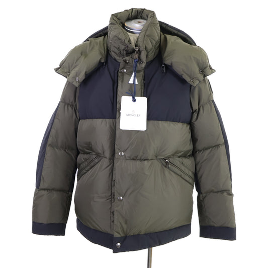 MONCLER JOEFF Hooded Nylon Down Jacket Black Size 1