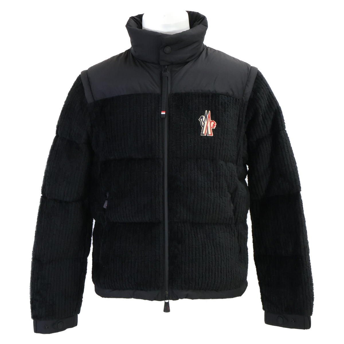 MONCLER 23AW Granier Fleece Nylon 2-Way Down Jacket Size 1