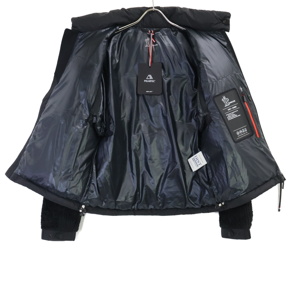 MONCLER 23AW Granier Fleece Nylon 2-Way Down Jacket Size 1