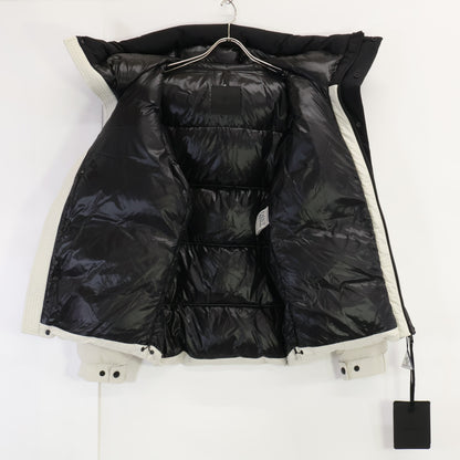 MONCLER 23AW Madeira Down Jacket White/Black Size 1
