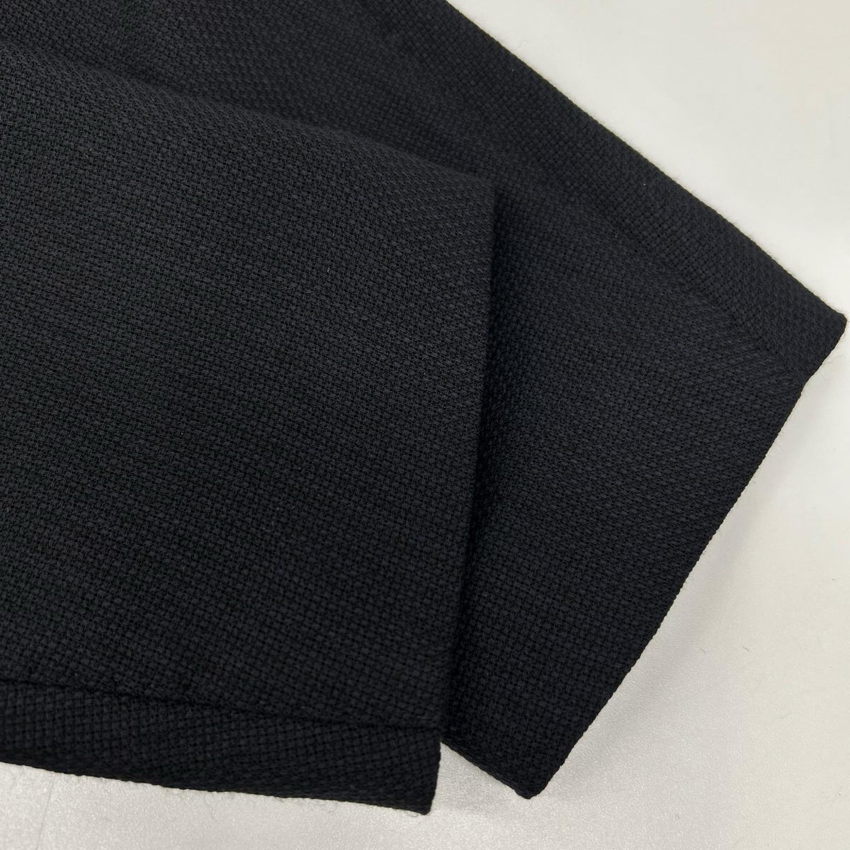RING JACKET Black Wool Tailored Blazer Size 48