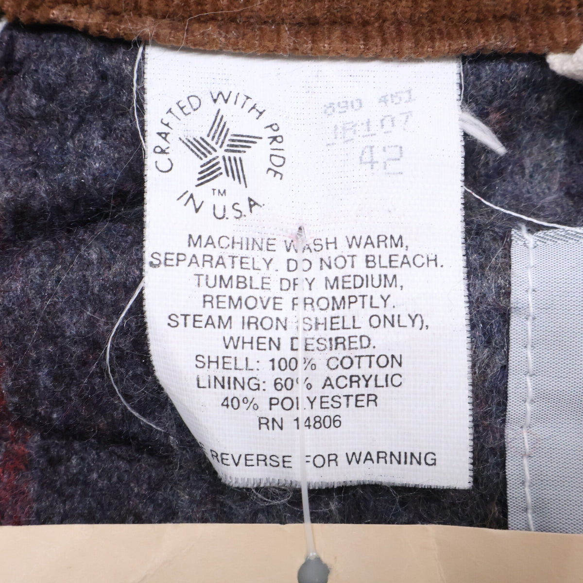 carhartt 80s Deadstock JB107 Jacket Off-White Size 42