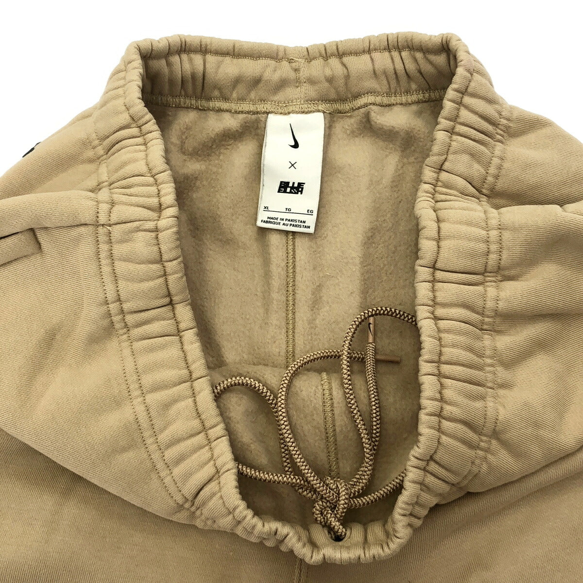 NIKE x Billie Eilish Beige Cotton Sweat Pants Size 180