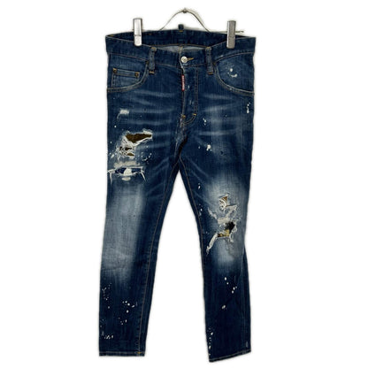 DSQUARED2 Indigo Button Fly Jeans Size 42