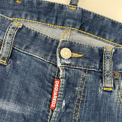 DSQUARED2 Indigo Button Fly Jeans Size 42