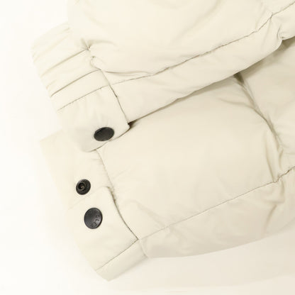 MONCLER MADEIRA Nylon Down Jacket White/Black Size 3