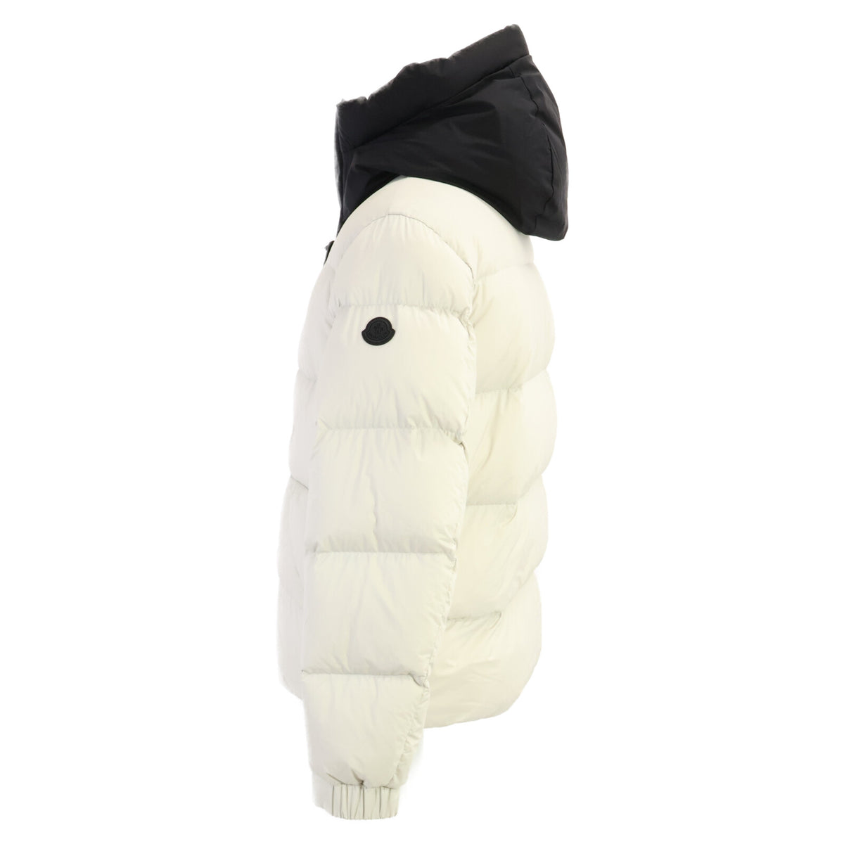 MONCLER MADEIRA Nylon Down Jacket White/Black Size 3