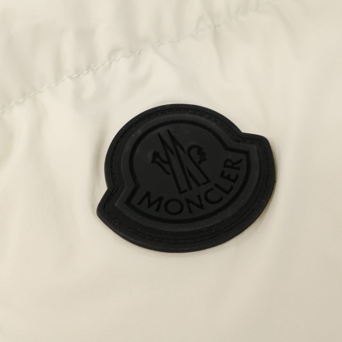MONCLER MADEIRA Nylon Down Jacket White/Black Size 3
