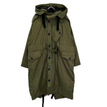 G-STAR RAW Khaki Military Detail Parka Coat Size S
