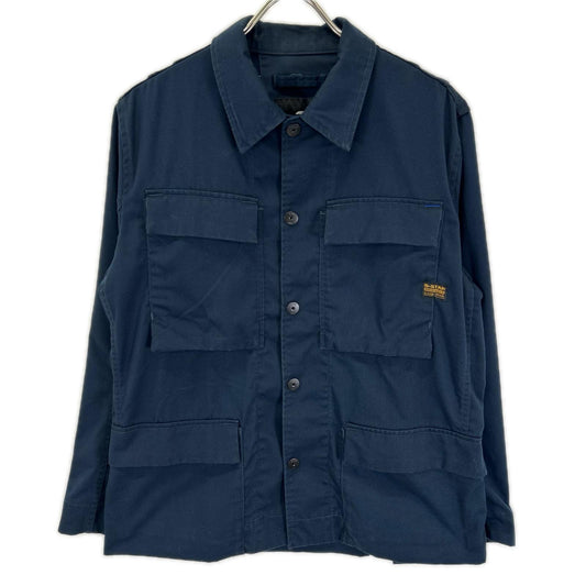 G-STAR RAW Navy 4 Pocket Overshirt Polyester Size M