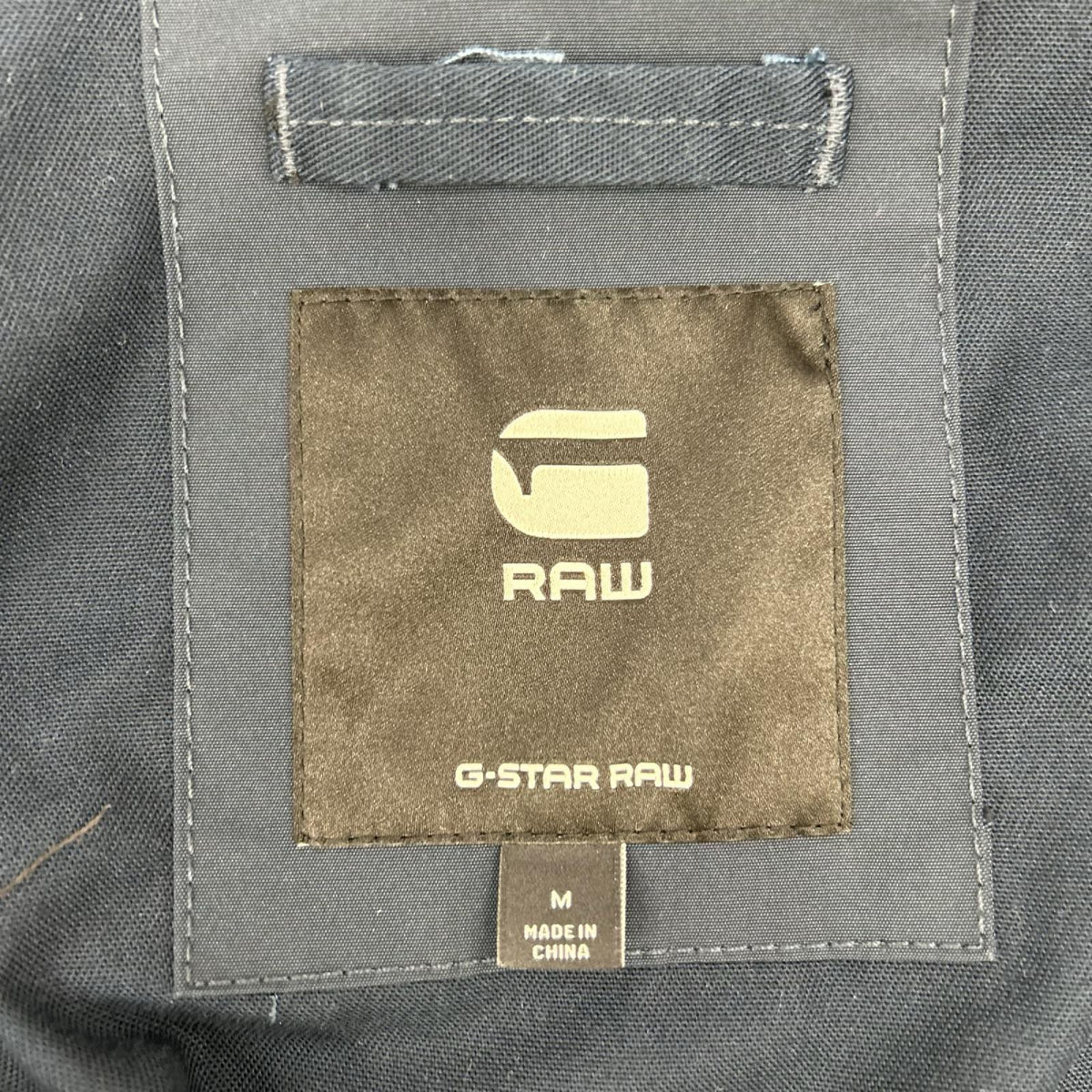 G-STAR RAW Navy 4 Pocket Overshirt Polyester Size M