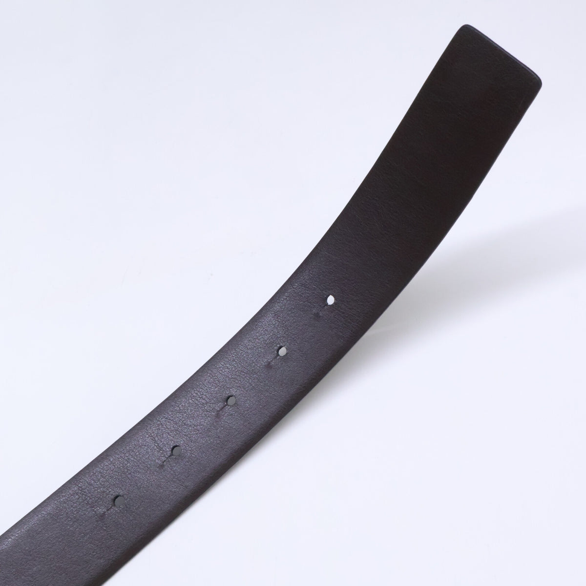 EMPORIOARMANI Reversible Leather Belt NERO/AFTER DARK