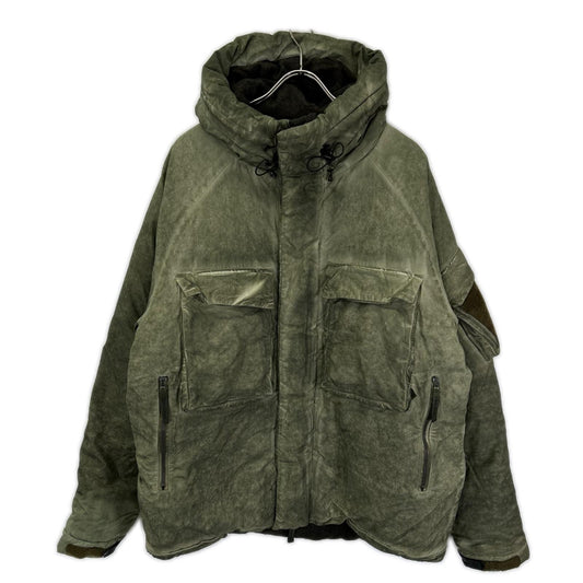 Liberaiders Overdyed Expedition Jacket Khaki Cotton Size L