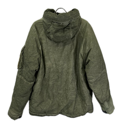 Liberaiders Overdyed Expedition Jacket Khaki Cotton Size L
