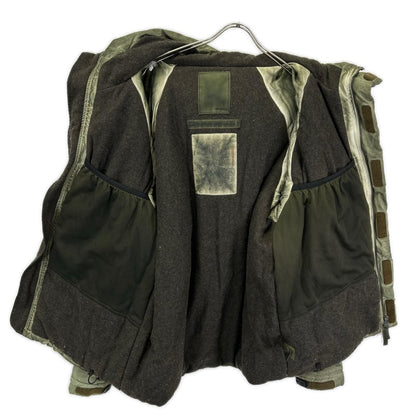 Liberaiders Overdyed Expedition Jacket Khaki Cotton Size L