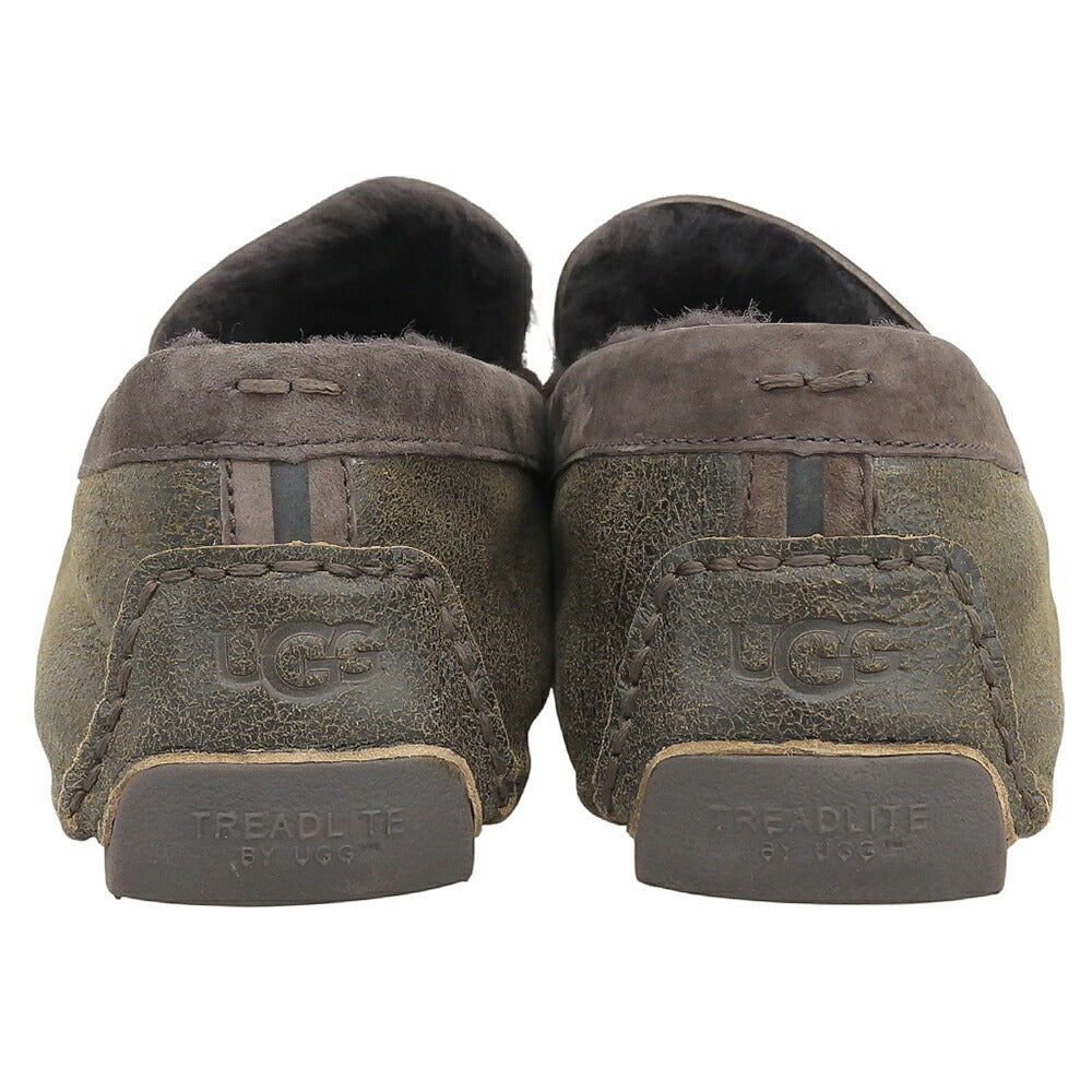 UGG Henrick Bomber Distressed Moccasins Brown Loafers Size 10(US)