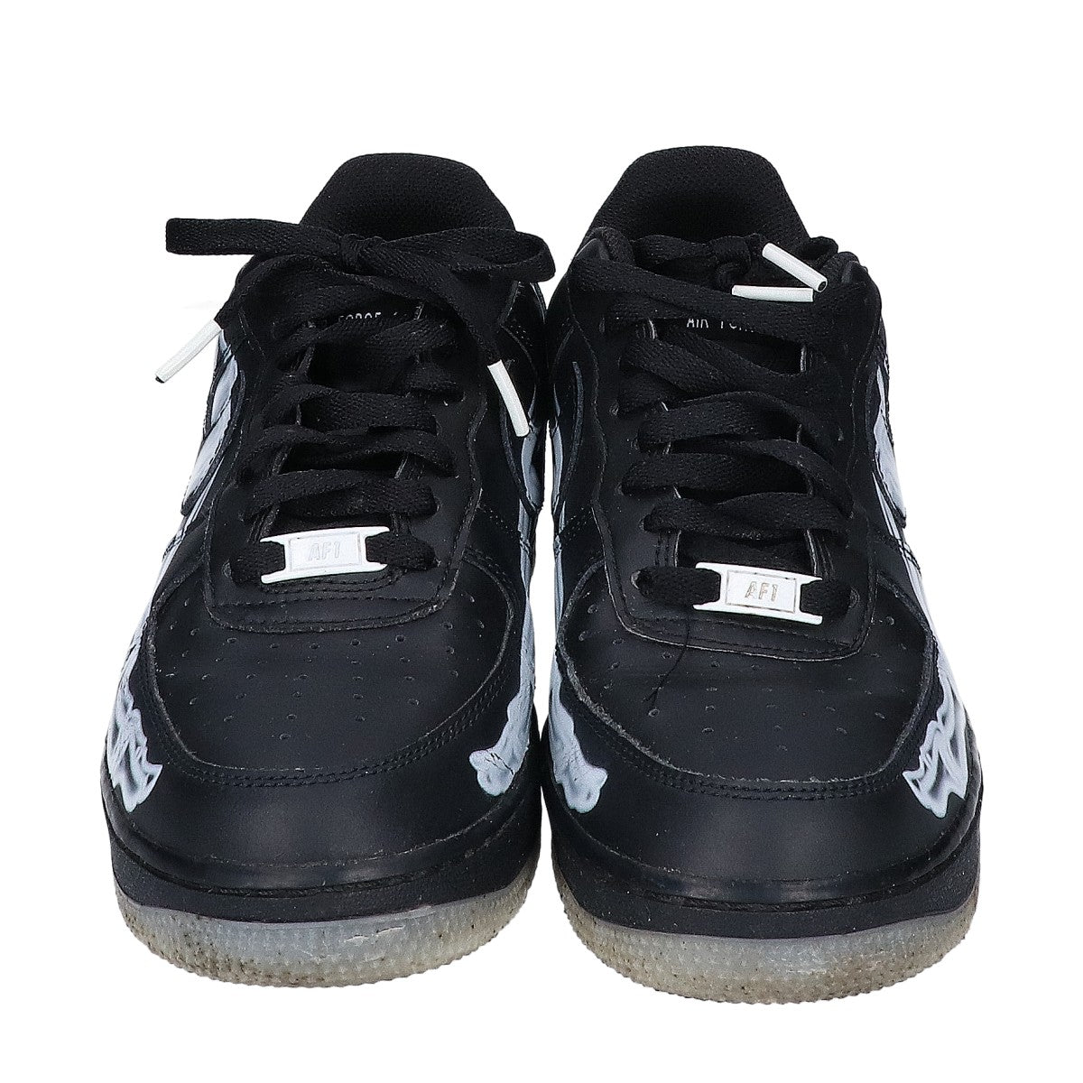 NIKE Black Air Force 1 Skeleton Sneakers Size 26.5cm