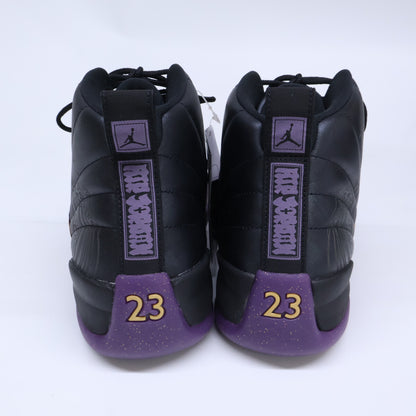 NIKE Air Jordan 12 Retro Sumo Sneakers Black/Purple Size 27