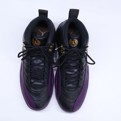NIKE Air Jordan 12 Retro Sumo Sneakers Black/Purple Size 27