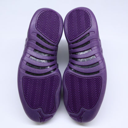 NIKE Air Jordan 12 Retro Sumo Sneakers Black/Purple Size 27