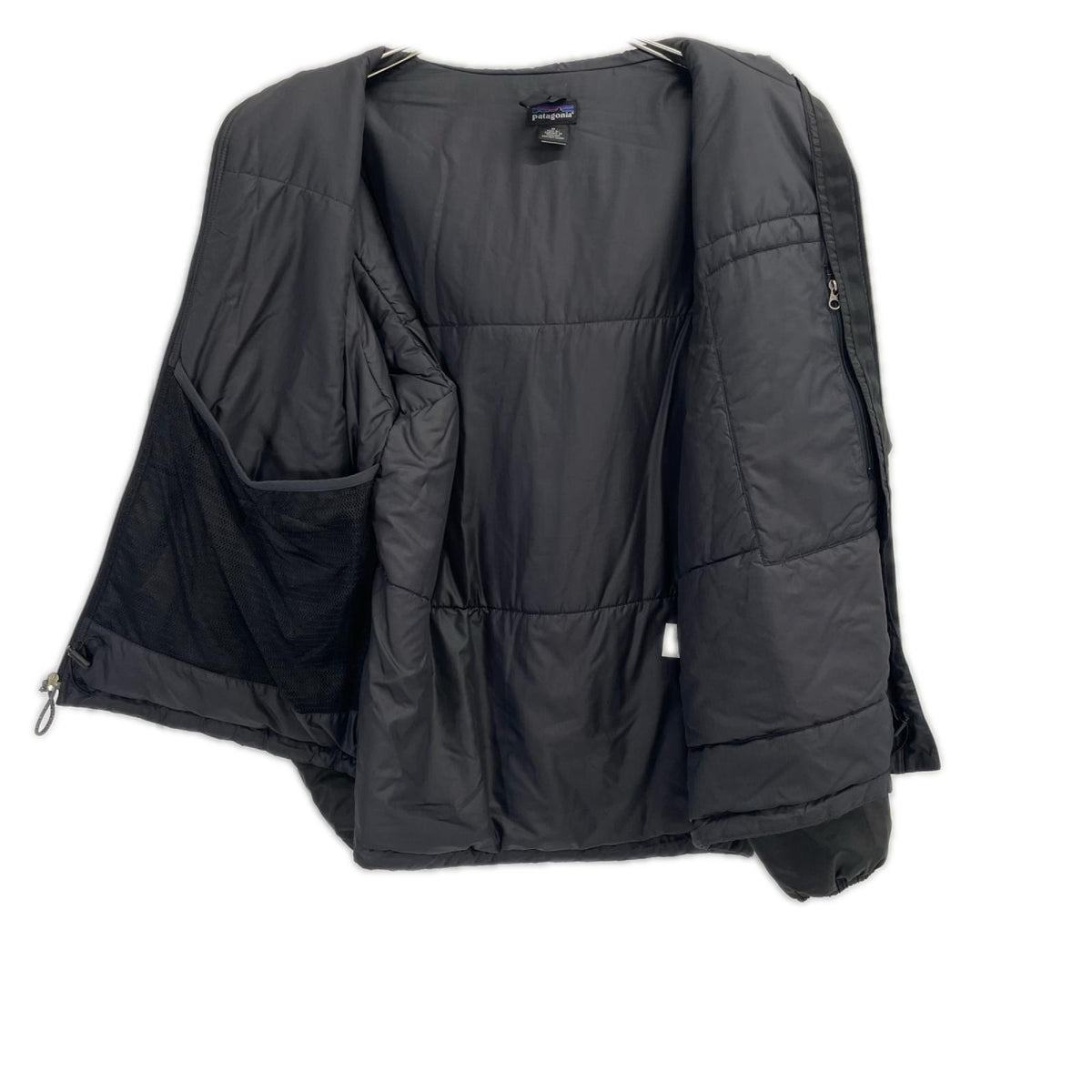 Patagonia 2002 Black Puffball Hooded Down Jacket Size M