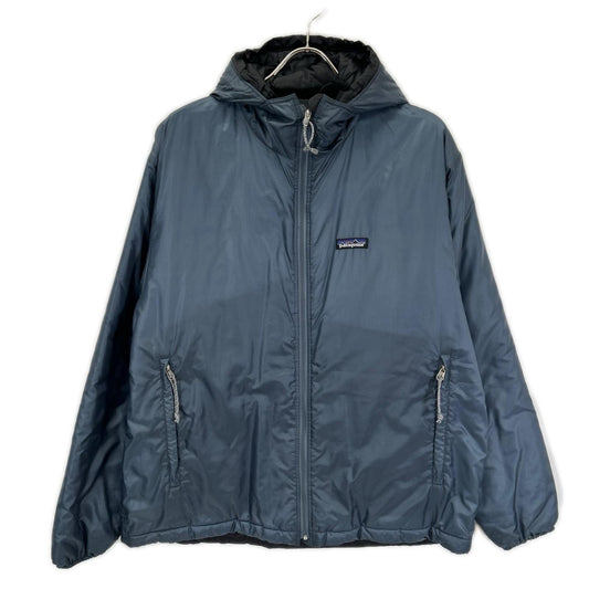 Patagonia 2002 Puffball Sweater Hooded Jacket Gray Size M
