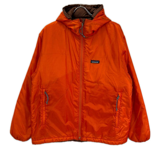 Patagonia 2002 Puffball Sweater Hooded Jacket Orange Size M