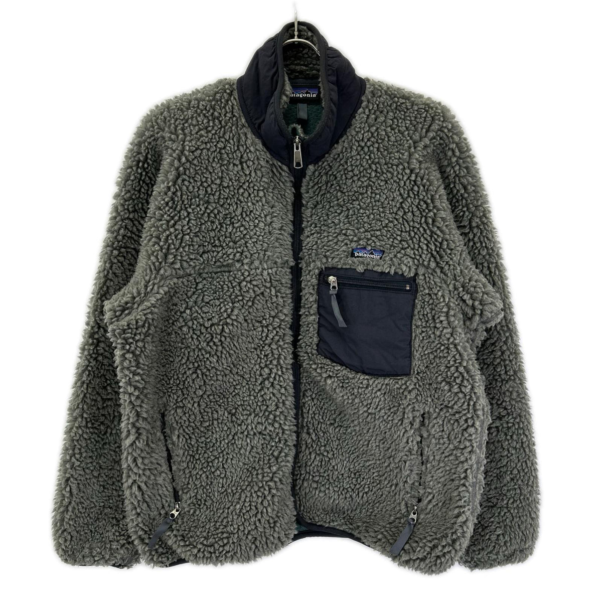 Patagonia 02' Classic Retro Cardigan Gray Poly USA Size M