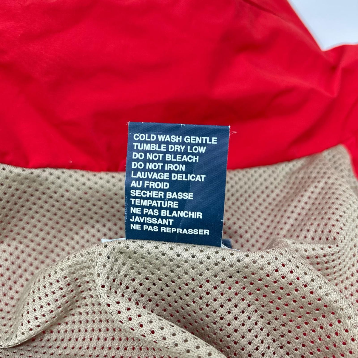 STUSSY 90s Red Nylon Ski Jacket Size SM