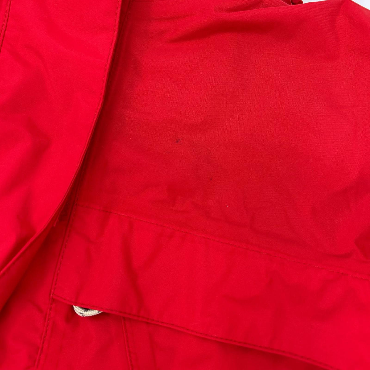 STUSSY 90s Red Nylon Ski Jacket Size SM