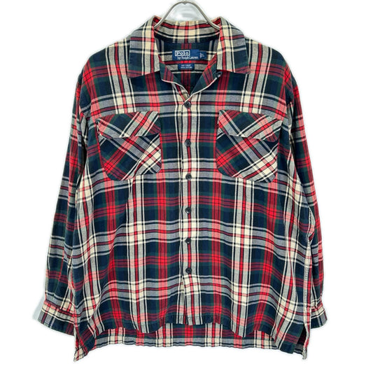 POLObyRalphLauren 90s Ombre Check Ski Camp Polo Multi Size L