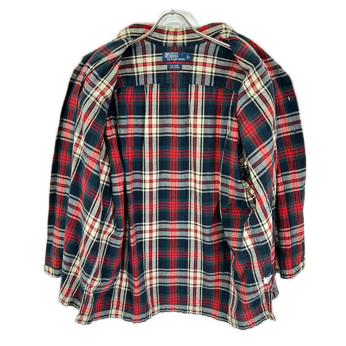POLObyRalphLauren 90s Ombre Check Ski Camp Polo Multi Size L