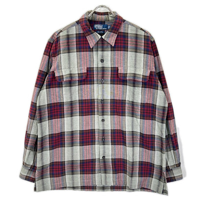 POLObyRalphLauren 90s Ombre Check Ski Camp Shirt Polo Size M