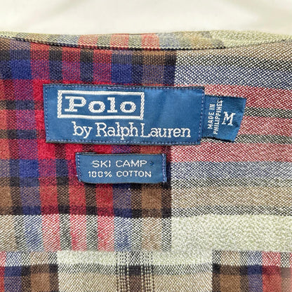POLObyRalphLauren 90s Ombre Check Ski Camp Shirt Polo Size M