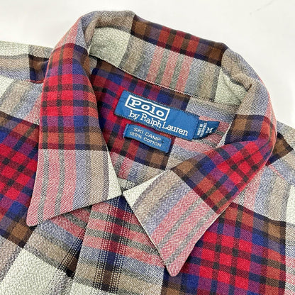 POLObyRalphLauren 90s Ombre Check Ski Camp Shirt Polo Size M