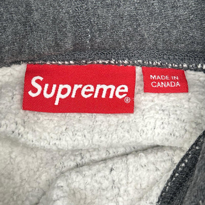 Supreme 21AW Box Logo Hoodie Gray Cotton Size M
