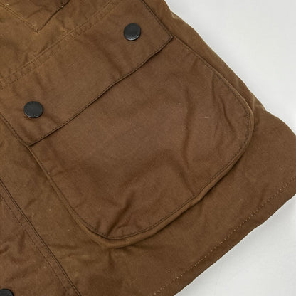 Barbour Bedale SL Lined Check Jacket Brown Size 38