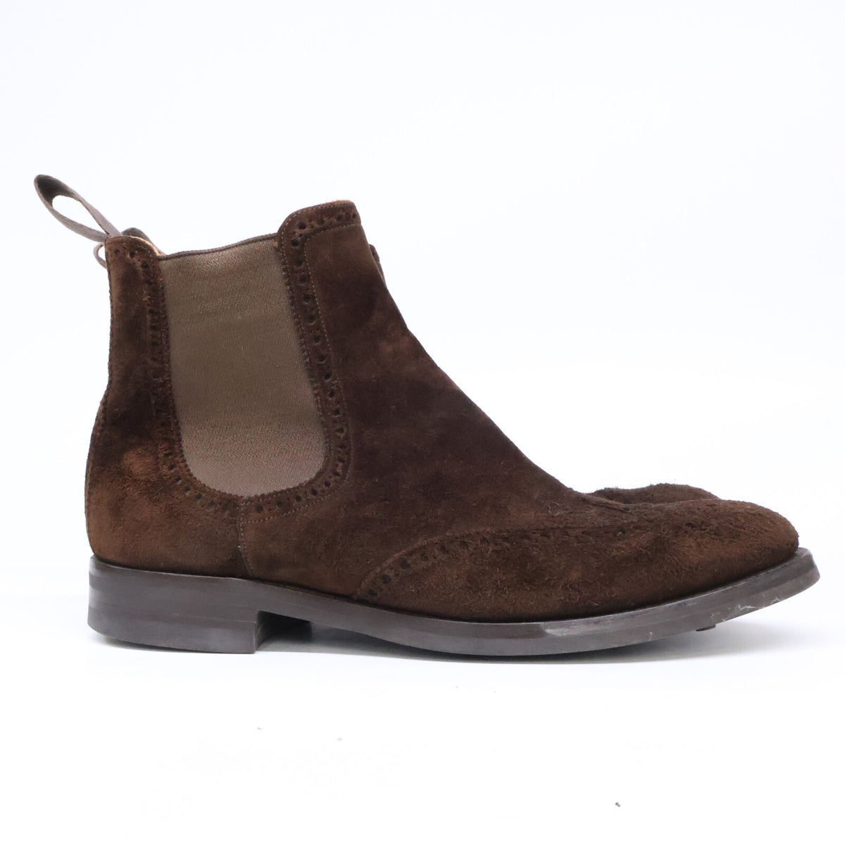 JOSEPH CHEANEY&SONS Wingtip Suede Chelsea Boots