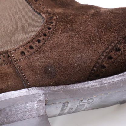 JOSEPH CHEANEY&SONS Wingtip Suede Chelsea Boots