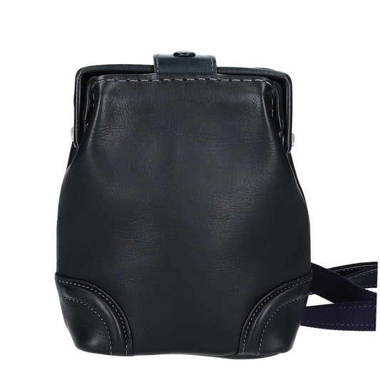 FIVEWOODS PLATEAU Dalles Leather Shoulder Bag Navy