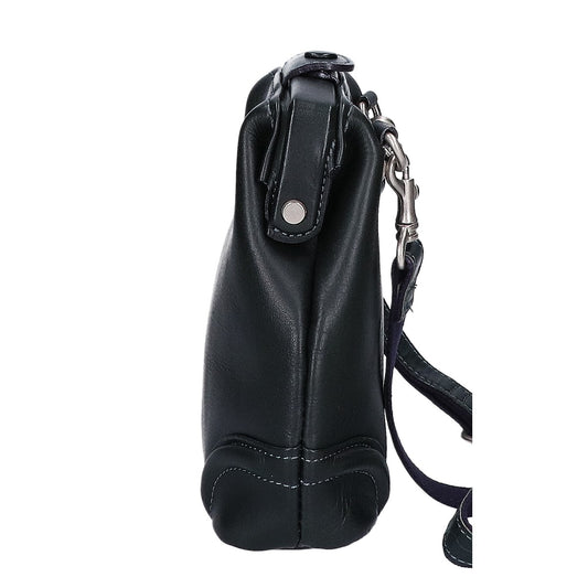 FIVEWOODS PLATEAU Dalles Leather Shoulder Bag Navy